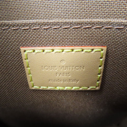 LOUIS VUITTON LV GHW Petit Sac Plat 2Way Shoulder Hand Bag M81295 Monogram Brown