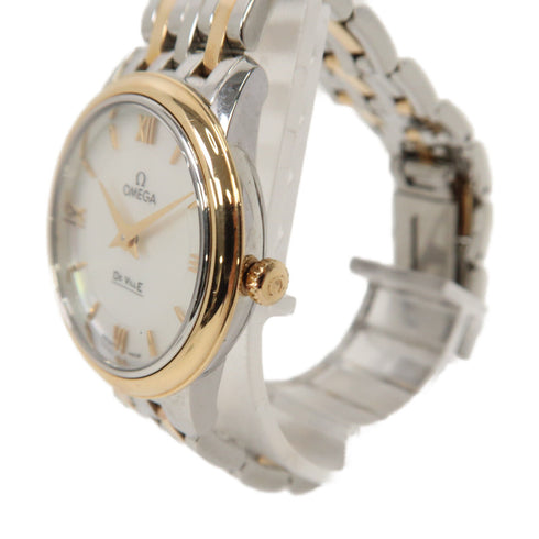 OMEGA De Ville Prestige Automatic Watch 42420276005002 18K Gold Stainless Steel