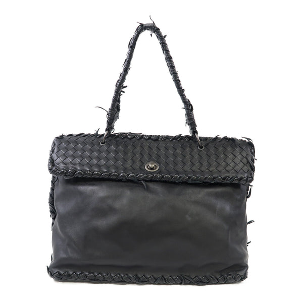 BOTTEGA VENETA BV Handbag/Tote Bag Calfskin Leather Black