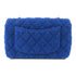 CHANEL CC GHW Mini Classic 20 Chain Shoulder Bag Tweed Blue