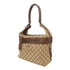 GUCCI GG Shoulder Bag Canvas Brown
