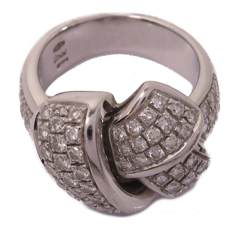 FINE JEWELRY Diamond Ring 18K White Gold US#6 v1