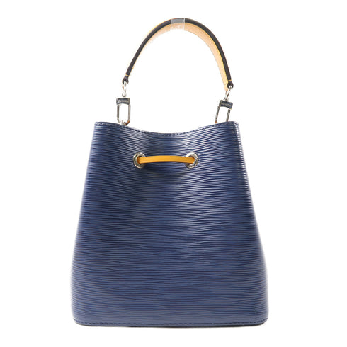 LOUIS VUITTON LV SHW Néo Noé BB 2 Way Bag M53610 Epi Leather Navy/Orange