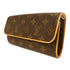 LOUIS VUITTON LV GHW Pochette Twin Shoulder Bag M51854 Monogram Brown