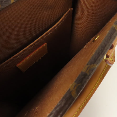 LOUIS VUITTON LV Petit Sac Plat 2 Way Shoulder Bag Handbag M69442 Monogram Brown v3