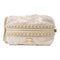 CHANEL CC GHW Accessories Pouch Handbag Nylon Silver