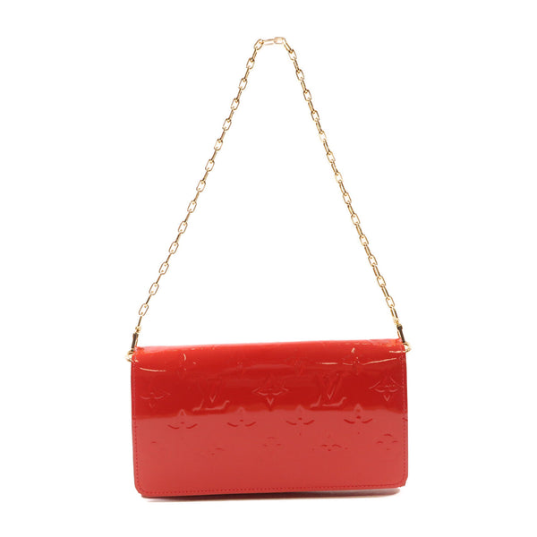 LOUIS VUITTON LV GHW Portefeuille Sarah Chain Shoulder Bag M90206 Vernis Red