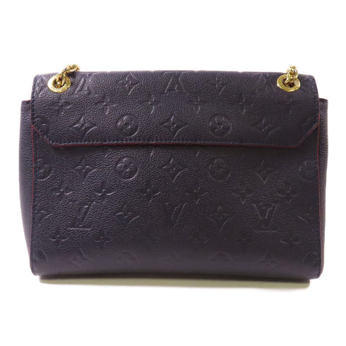 LOUIS VUITTON LV GHW Vavin PM Shoulder Bag M52271 Monogram Empreinte Navy