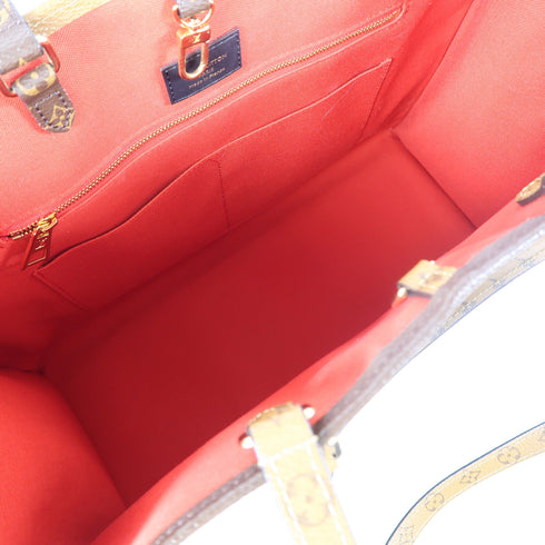 LOUIS VUITTON LV GHW OnTheGo GM 2 Way Shoulder Tote Bag M45320 Monogram Giant