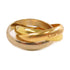 CARTIER Trinity Ring #51 US#4.25 18K Yellow Gold White Gold Rose Gold