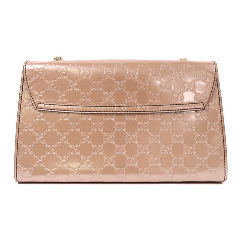 GUCCI GG GHW Emily Chain Shoulder Bag 295402 Leather Pink