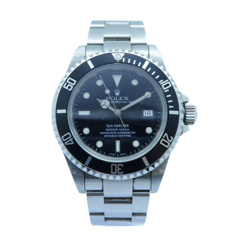 ROLEX Sea-Dweller Automatich Watch 16600 Stainless Steel Black