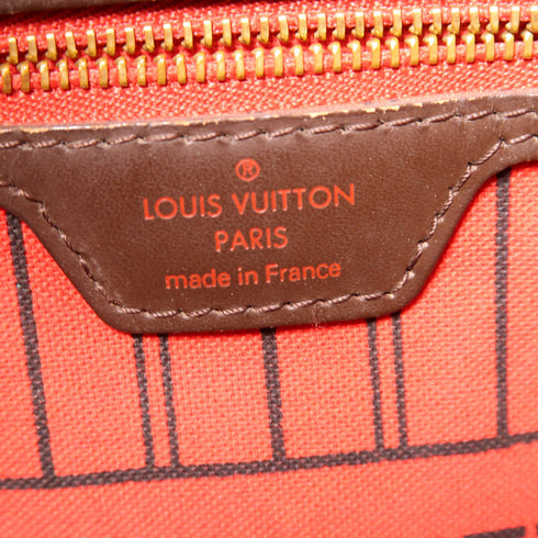 LOUIS VUITTON LV GHW Neverfull MM Tote Bag Damier Ebene N41358 Brown