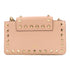Valentino GHW Chain Shoulder Clutch Bag Calfskin Leather