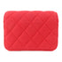 CHANEL Quilted CC GHW Chain Shoulder Crossbody Bag Fabric Red