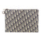 Christian Dior CD SHW A5 FLAT CASE Clutch Bag Canvas Blue