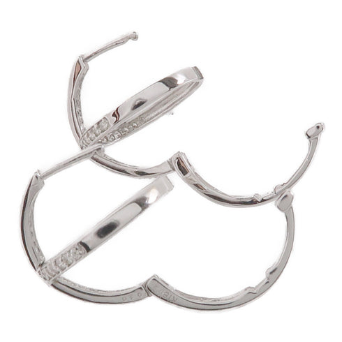 JEWELRY 0.20ct Diamond Earrings 18K White Gold