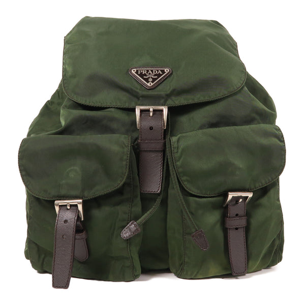 PRADA SHW Backpack B2811 Nylon Green
