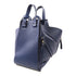 LOEWE SHW Hammock 2 Way Shoulder Bag Calfskin Leather Navy