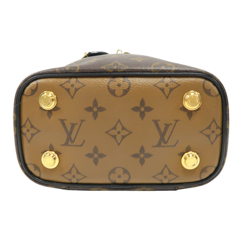 LOUIS VUITTON LV GHW Vanity PM 2 Way Bag Handbag M45165 Monogram Reverse Brown