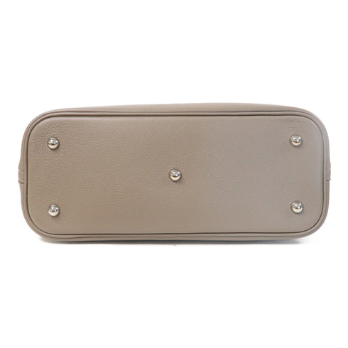 HERMES PHW Bolide 1923 30 Handbag Evercolor Leather Gris Asphalte Grey