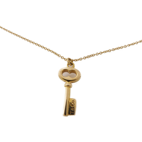 TIFFANY&CO Key Necklace Accessories 18K Yellow Gold