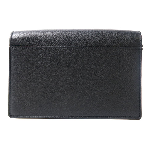 LOUIS VUITTON LV SHW Mylockme Chain Shoulder Bag M63471 Calfskin Leather Black v1