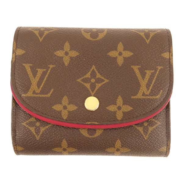 LOUIS VUITTON LV GHW Ariane Wallet M62036 Monogram Brown Bordeaux Color