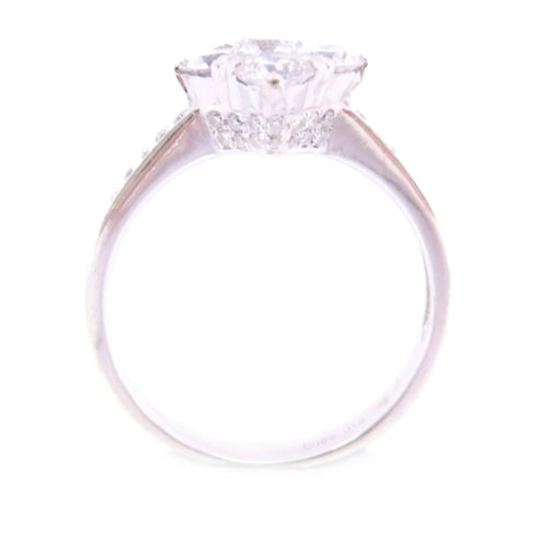 JEWELRY Diamond Ring US#5.75 18K White Gold v1