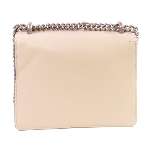 GUCCI GG SHW Dionysus Mini Shoulder Bag Calfskin Leather 421970 White