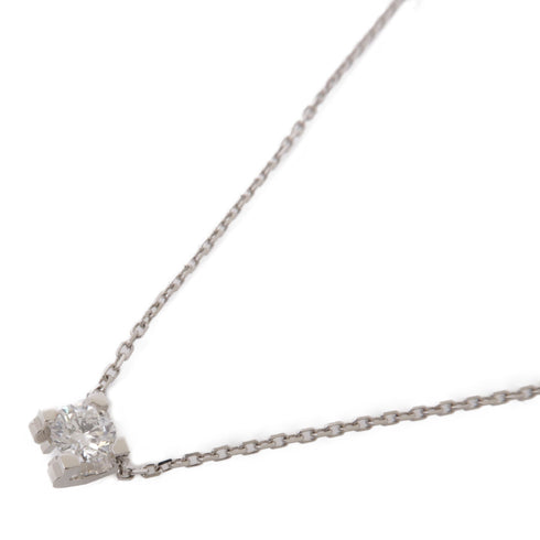 CARTIER C De Diamond Necklace 18K White Gold