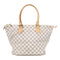 LOUIS VUITTON LV GHW Saleya MM Hand Bag/Tote Bag N51185 Damier Azur White