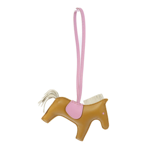 HERMES Rodeo MM Charm/Strap Veau Swift Sesame Brown