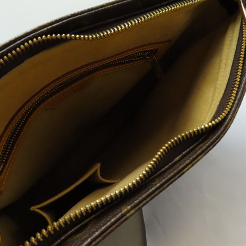 LOUIS VUITTON LV GHW Looping GM Shoulder Bag M51145 Monogram Brown