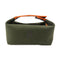 HERMES PHW Bride a Brac Handbag Toile H Canvas Dark Green
