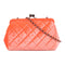 CHANEL CC Chain Shoulder Bag Velours Coral Pink