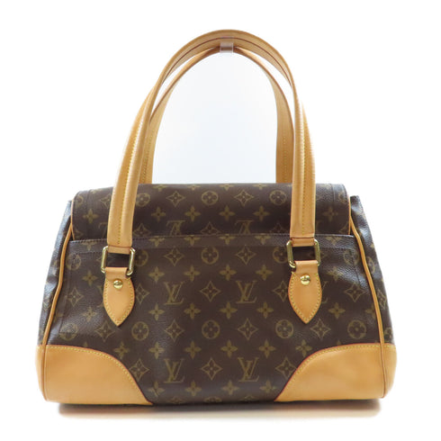 LOUIS VUITTON LV GHW Beverly GM Shoulder Bag Handbag M40120 Monogram Brown v1