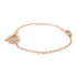 HERMES Finesse Bracelet 18K Pink Gold Diamond