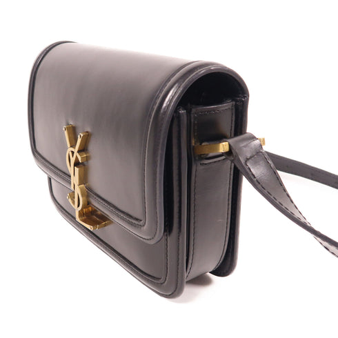 SAINT LAURENT YSL GHW Small Satchel In Box Shoulder Bag 634306 Calfskin Black