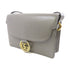 GUCCI GG GHW Shoulder Bag Crossbody 589474 Calfskin Leather Gray