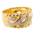Fine Jewelry 0.22ct Diamond Ring US#7.75 18K Yellow Gold