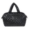 CHANEL CC SHW Coco Cocoon Handbag/Tote Bag Nylon Black