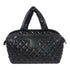 CHANEL CC SHW Coco Cocoon Handbag/Tote Bag Nylon Black
