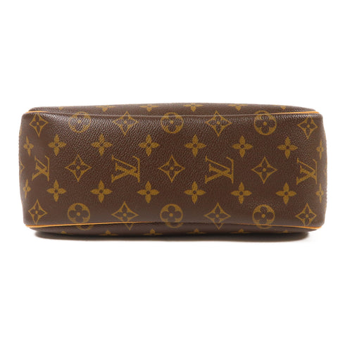 LOUIS VUITTON LV GHW Trouville Hand Bag M42228 Monogram Brown