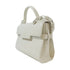 Delvaux Tempete 2 Way Shoulder Bag Handbag Lambskin Leather White
