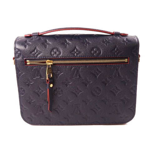 LOUIS VUITTON LV GHW Pochette Metis 2 Way Shoulder Bag M44071 Monogram Empreinte v1