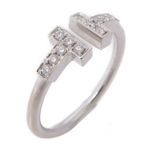 TIFFANY&CO T Ring Diamond Ring US#6