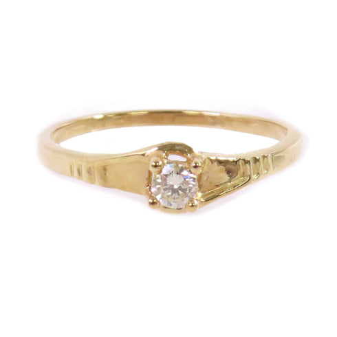 JEWELRY Diamond Ring US#6.75 18K Yellow Gold