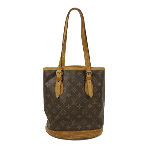LOUIS VUITTON LV GHW Bucket PM Tote Bag Handbag M42238 Monogram Brown