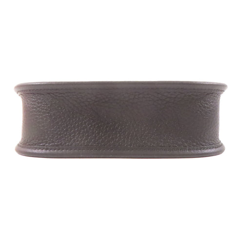 HERMES GHW Evelyne TPM Shoulder Bag Leather Black